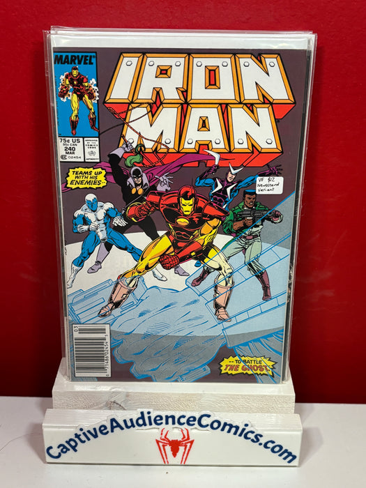 Iron Man, Vol. 1 #240 - Newsstand Variant - VF