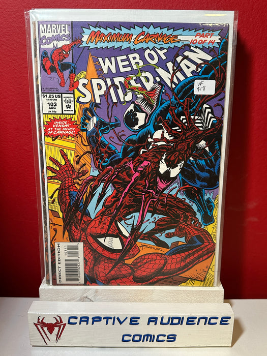 Web of Spider-Man, Vol. 1 #103 - VF