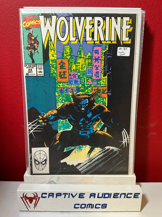 Wolverine, Vol. 2 #24 - Iconic Cover - VF+