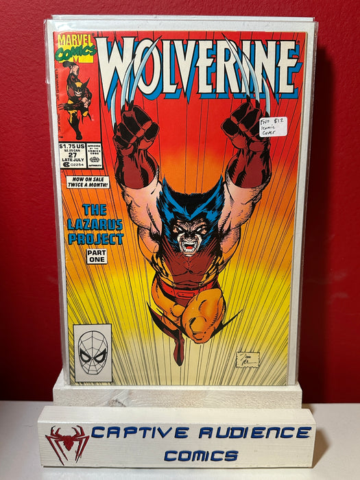 Wolverine, Vol. 2 #27 - Iconic Cover - FN+