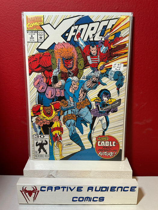 X-Force, Vol. 1 #8 - 1st Wild Pack - VF