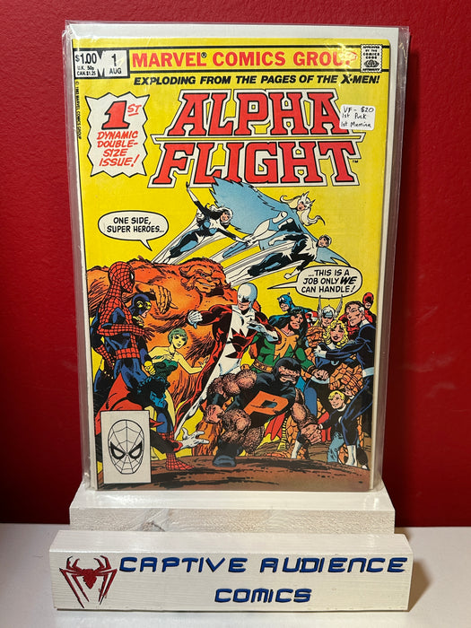 Alpha Flight, Vol. 1 #1 - 1st Puck - 1st Marrina - VF-