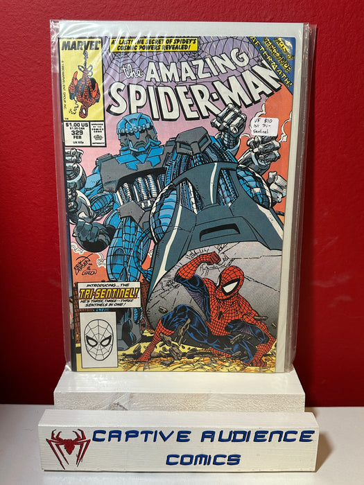 Amazing Spider-Man, The Vol. 1 #329 - 1st Tri-Sentinel - VF