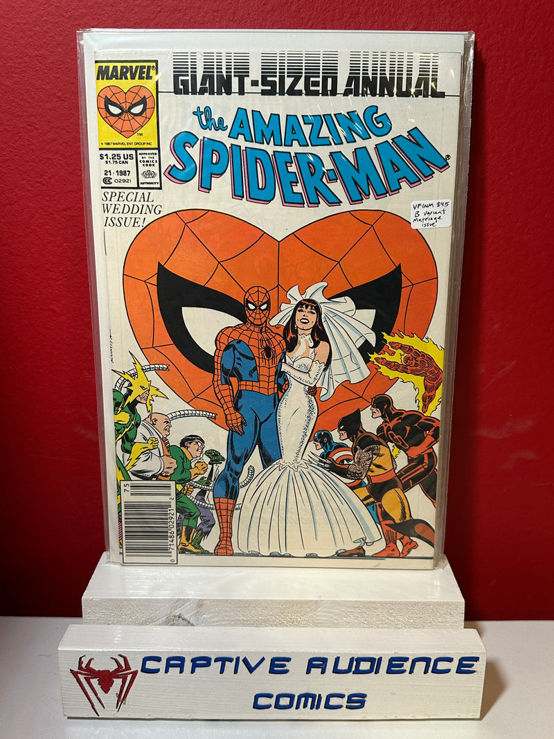 Amazing Spider-Man, The Vol. 1 Annual #21 - B Variant - Marriage Issue - VF/NM