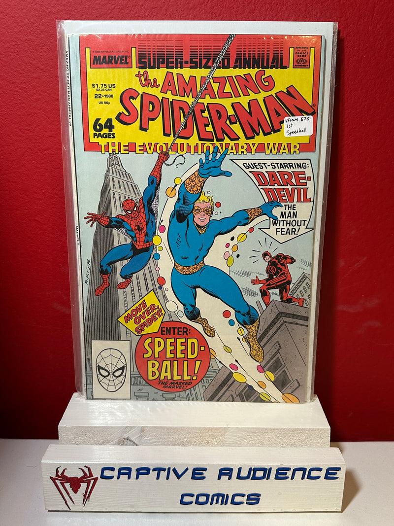 Amazing Spider-Man, The Vol. 1 Annual #22 - 1st Speedball - VF/NM