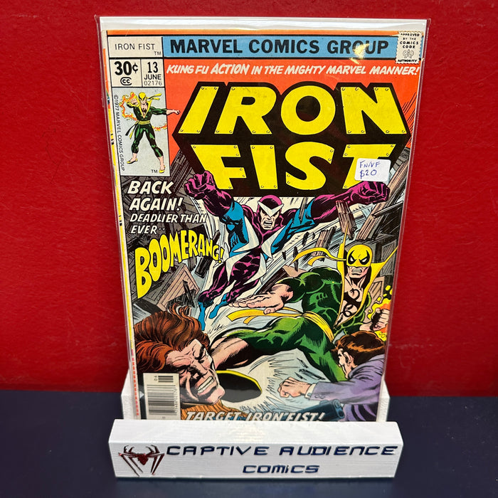 Iron Fist, Vol. 1 #13 - FN/VF