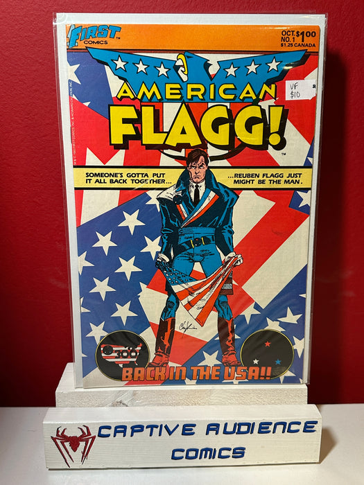 American Flagg!, Vol. 1 #1 - VF