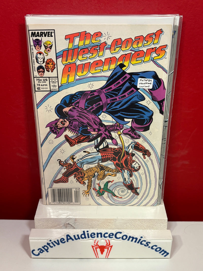 The West Coast Avengers, Vol. 2 #19 - Newsstand Variant - FN/VF