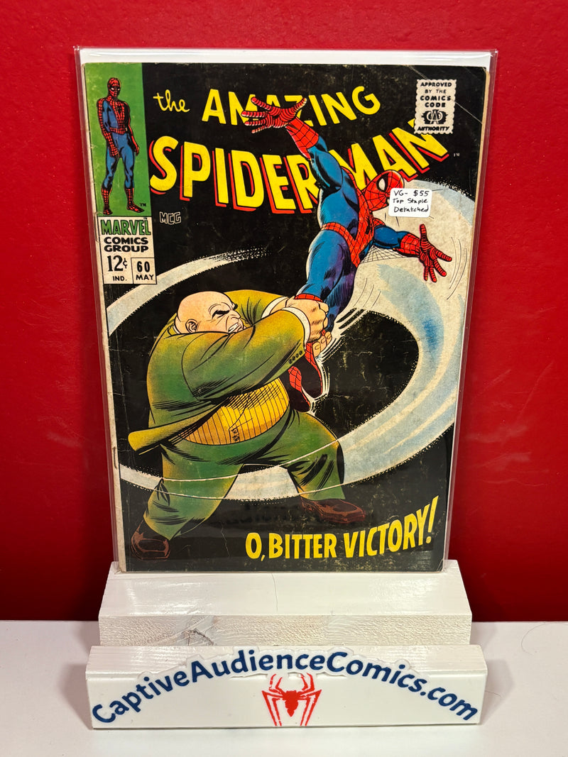 The Amazing Spider-Man, Vol. 1 #60 - Top Staple Detached - VG-