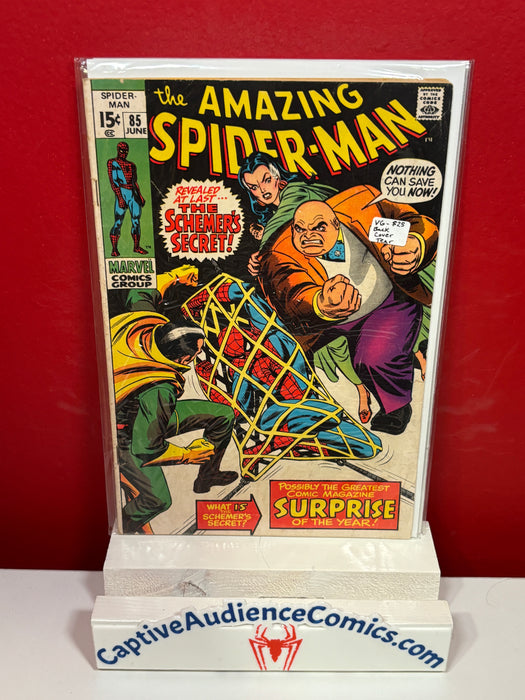 The Amazing Spider-Man, Vol. 1 #85 - Back Cover Tear - VG-