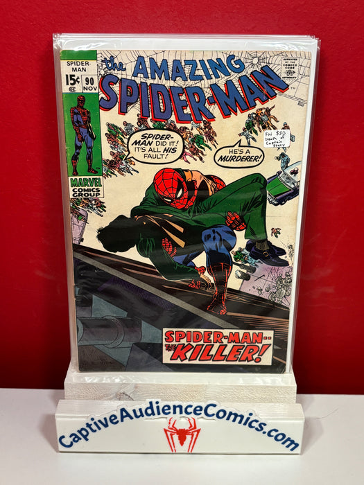 The Amazing Spider-Man, Vol. 1 #90 - Death of Captain Stacy - FN