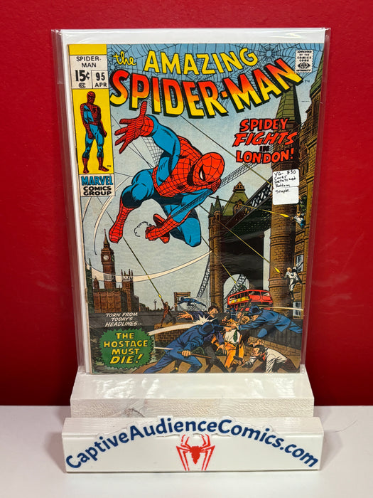 The Amazing Spider-Man, Vol. 1 #95 - Cover Detached Bottom Staple - VG-