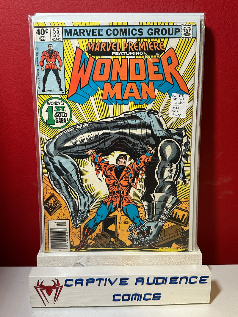 Marvel Premiere #55 - 1st Solo Wonder Man Solo Story - FN
