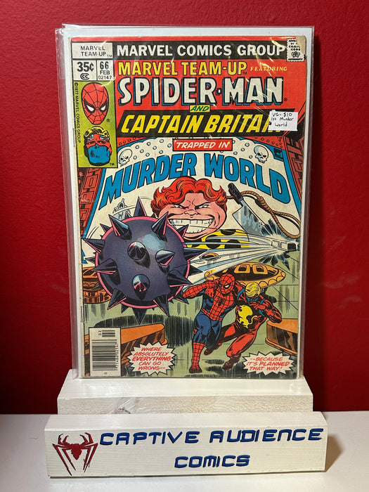 Marvel Team-Up, Vol. 1 #66 - 1st Murder World - VG-
