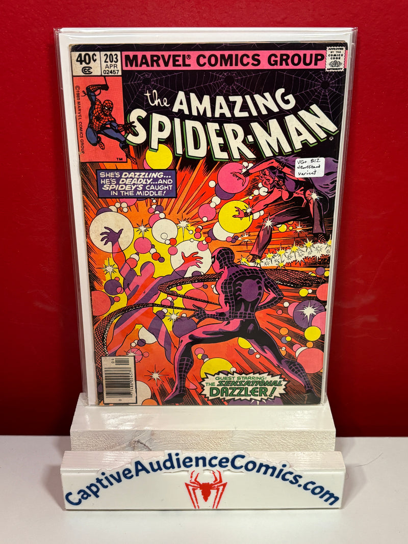 The Amazing Spider-Man, Vol. 1 #203 - Newsstand Variant - VG+