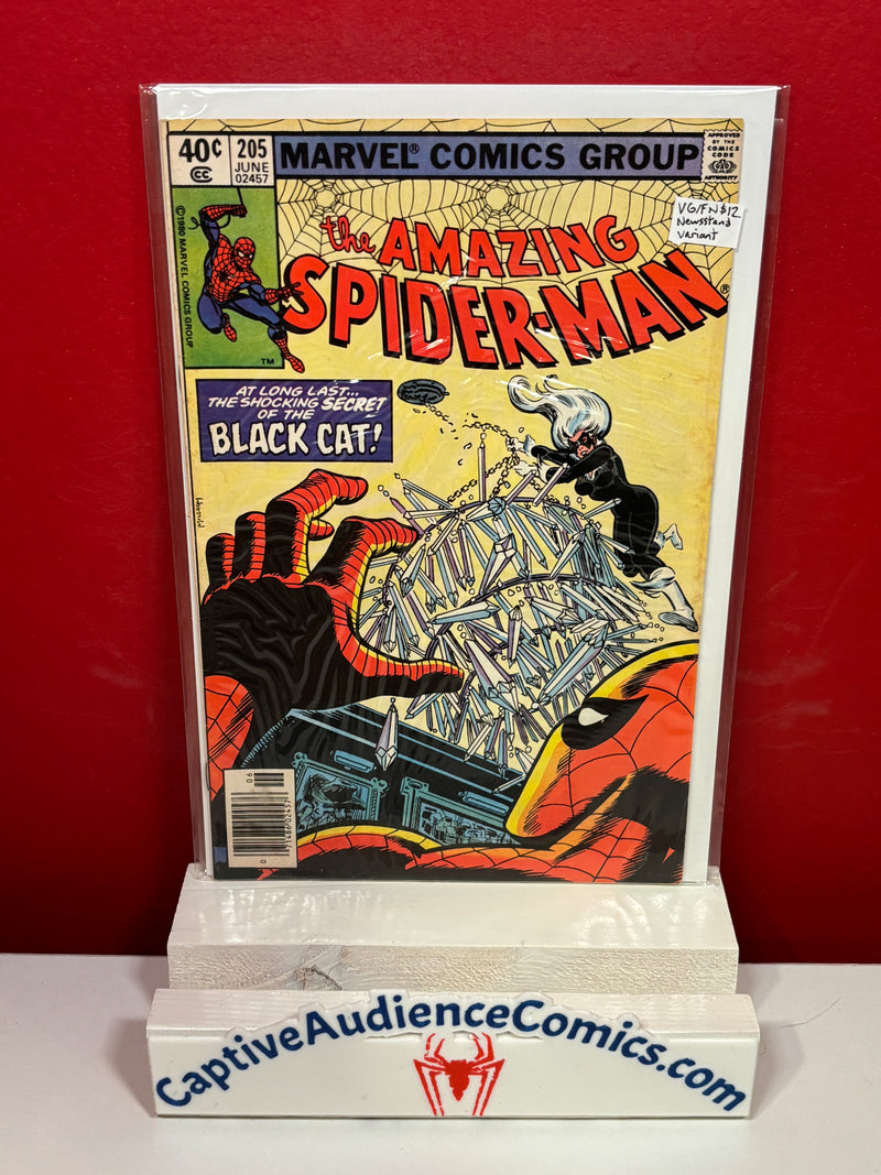 The Amazing Spider-Man, Vol. 1 #205 - Newsstand Variant - VG/FN