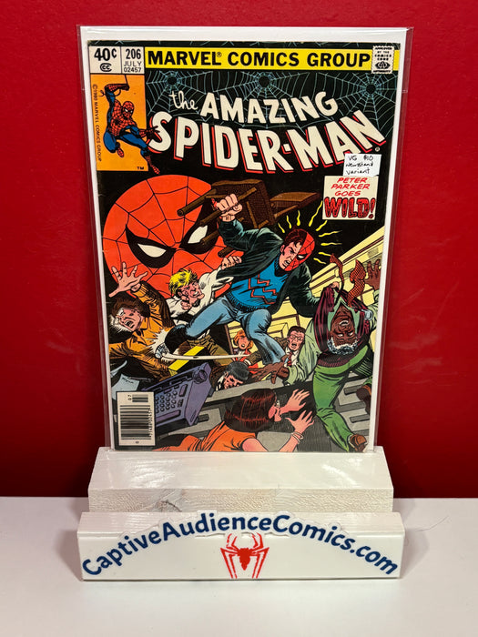 The Amazing Spider-Man, Vol. 1 #206 - Newsstand Variant - VG
