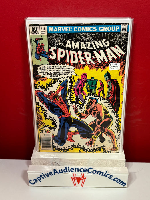 The Amazing Spider-Man, Vol. 1 #215 - Newsstand Variant - FN