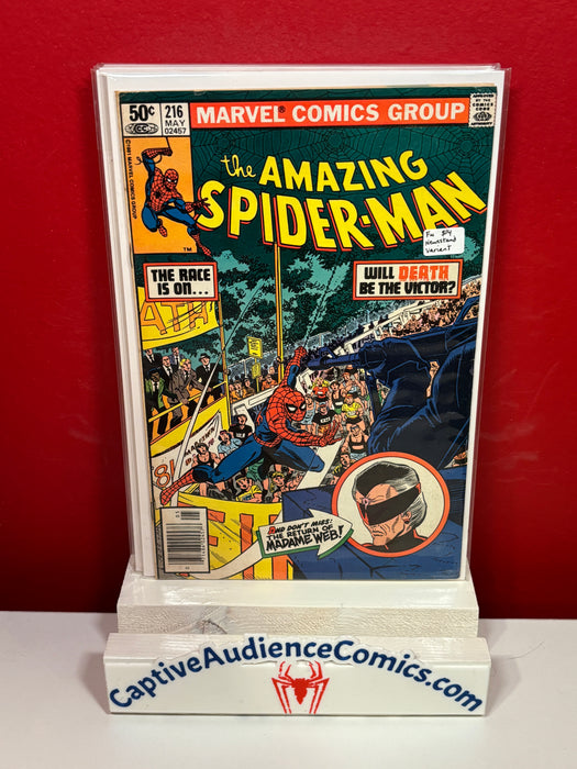 The Amazing Spider-Man, Vol. 1 #216 - Newsstand Variant - FN