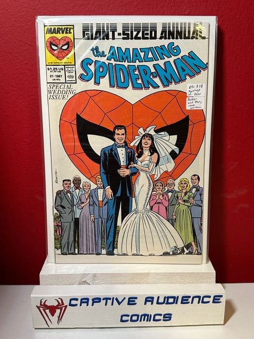 Amazing Spider-Man, The Vol. 1 Annual #21 - Marriage of Peter Parker and Mary Jane Watson - VF+