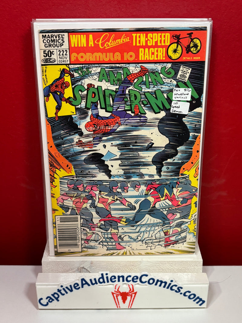 Amazing Spider-Man, The Vol. 1 #222 - Newsstand Variant - 1st Speed Demon - FN+