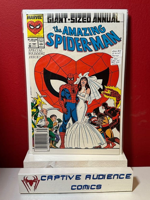 Amazing Spider-Man, The Vol. 1 Annual #21 - Marriage of Peter Parker and Mary Jane Watson B Variant - VF/NM