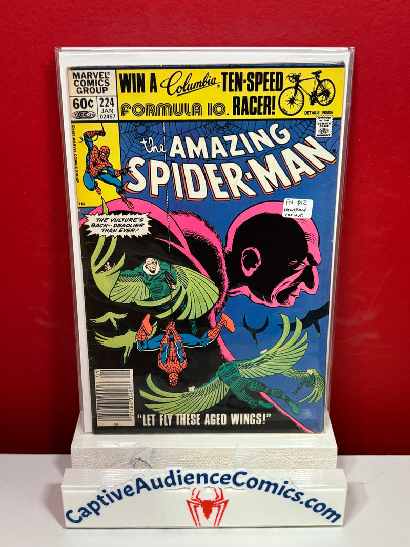 The Amazing Spider-Man, Vol. 1 #224 - Newsstand Variant - FN