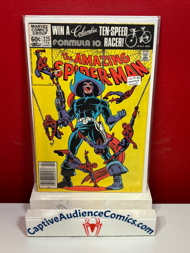 The Amazing Spider-Man, Vol. 1 #225 - Newsstand Variant - VG/FN