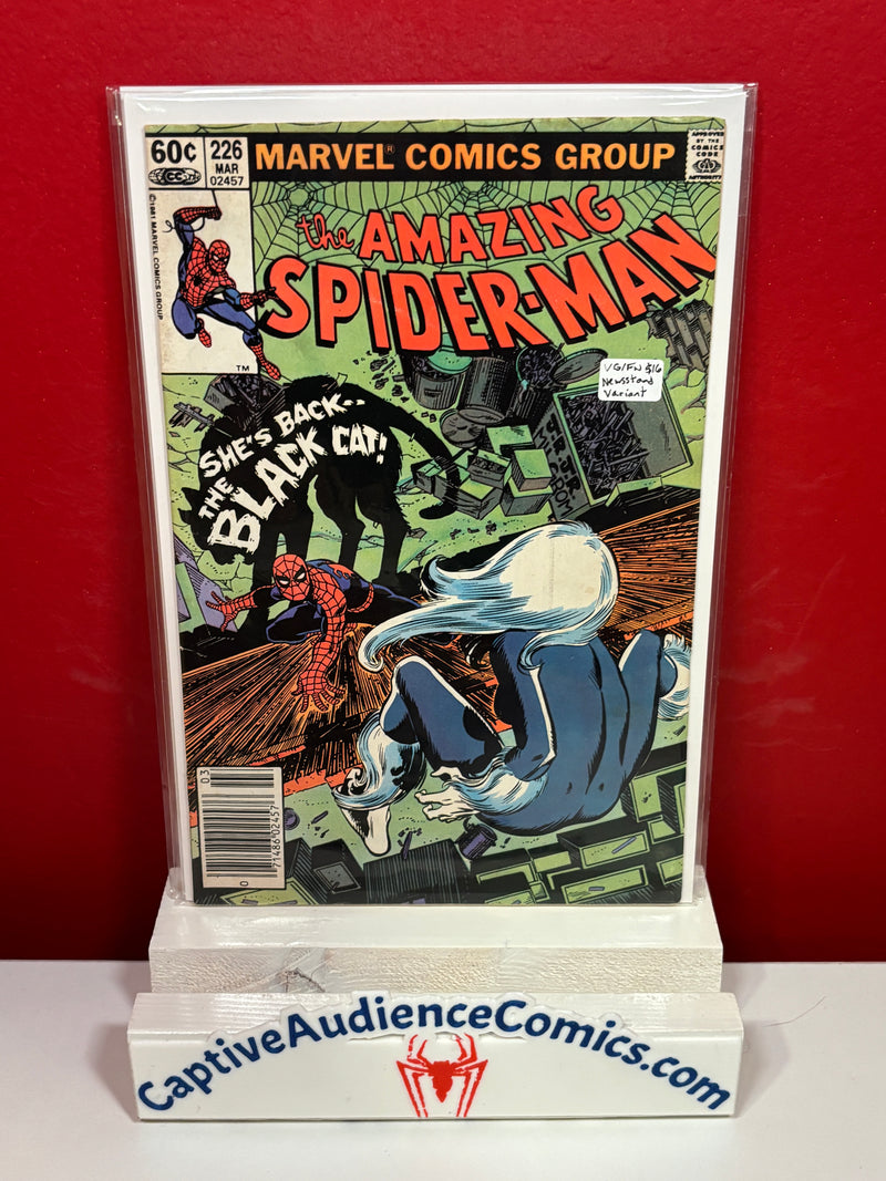 The Amazing Spider-Man, Vol. 1 #226 - Newsstand Variant - VG/FN
