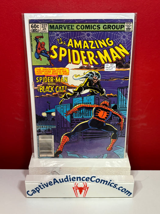The Amazing Spider-Man, Vol. 1 #227 - Newsstand Variant - VG-
