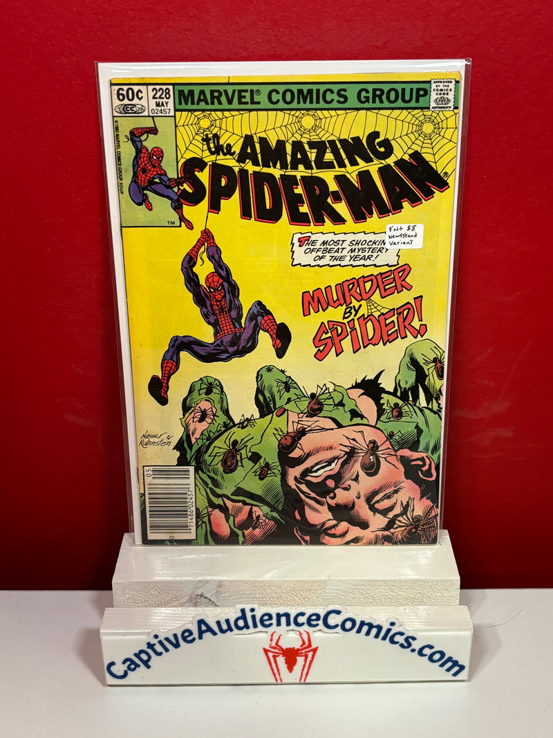 The Amazing Spider-Man, Vol. 1 #228 - Newsstand Variant - FN+