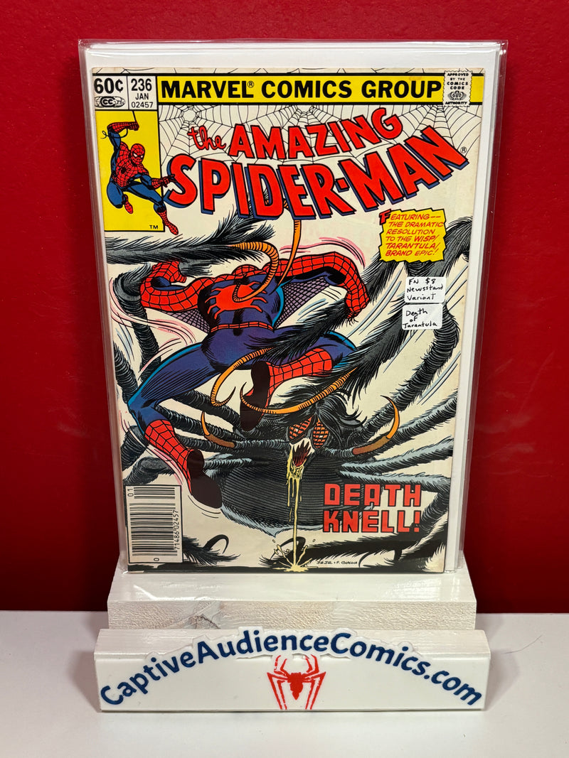 The Amazing Spider-Man, Vol. 1 #236 - Newsstand Variant - Death of Tarantula - FN