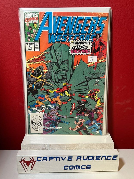 West Coast Avengers, The Vol. 2 #61 - VF+