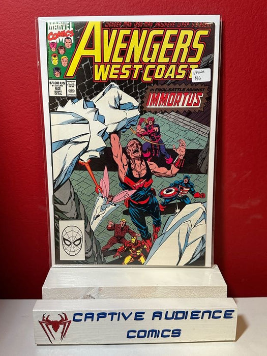 West Coast Avengers, The Vol. 2 #62 - VF/NM