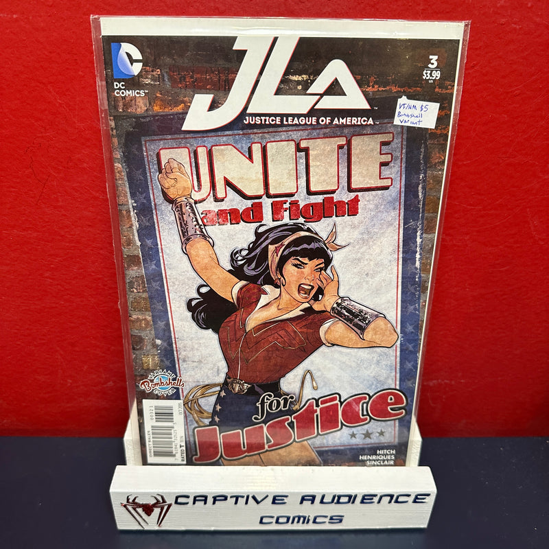 Justice League of America, Vol. 4 #3 - Bombshell Variant - VF/NM