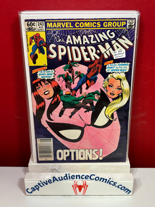 The Amazing Spider-Man, Vol. 1 #243 - Newsstand Variant - FN
