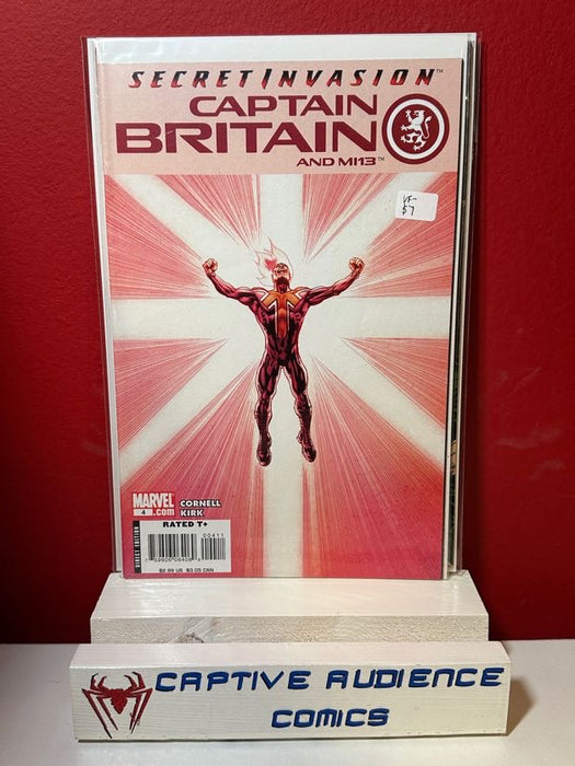 Captain Britain and MI:13 #4 - VF-