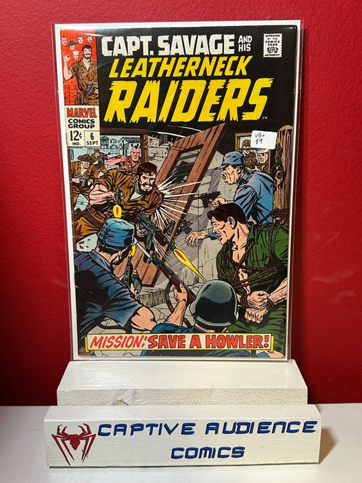 Captain Savage and his Leatherneck Raiders #6 - VG+