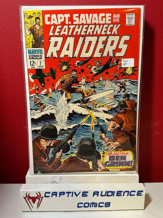 Captain Savage and his Leatherneck Raiders #7 - VG+