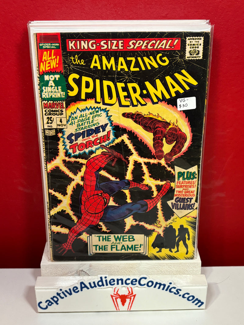The Amazing Spider-Man, Vol. 1 Annual #4 - VG-