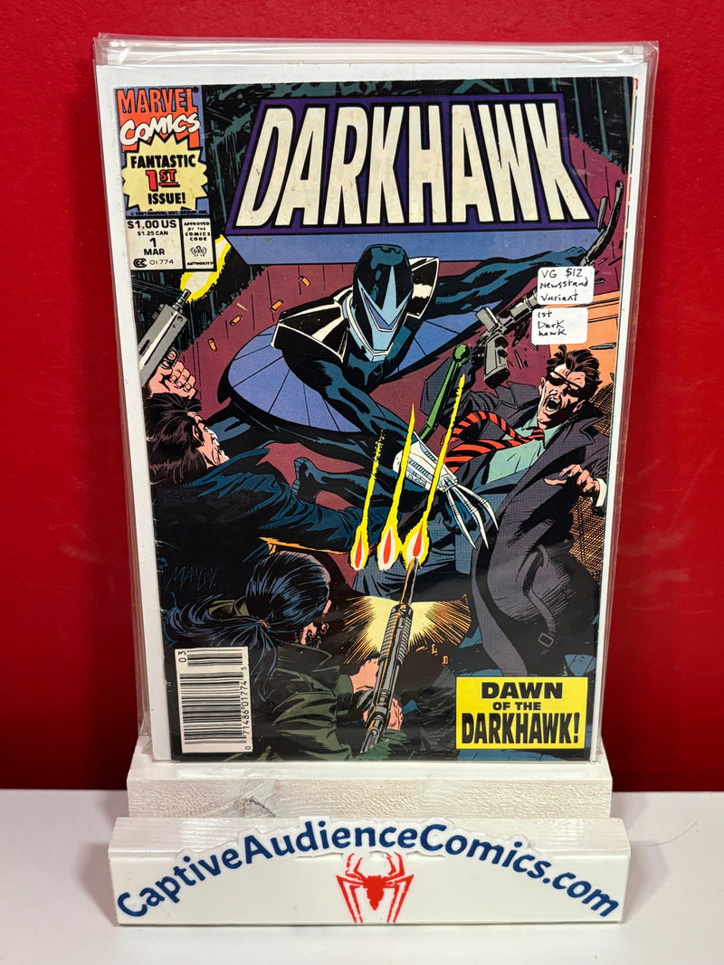 Darkhawk, Vol. 1 #1 - Newsstand Variant - 1st Darkhawk - VG