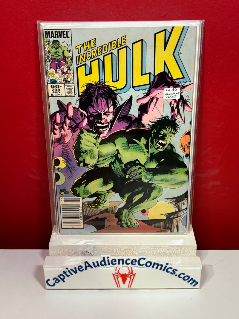 The Incredible Hulk, Vol. 1 #298 - Newsstand Variant - FN