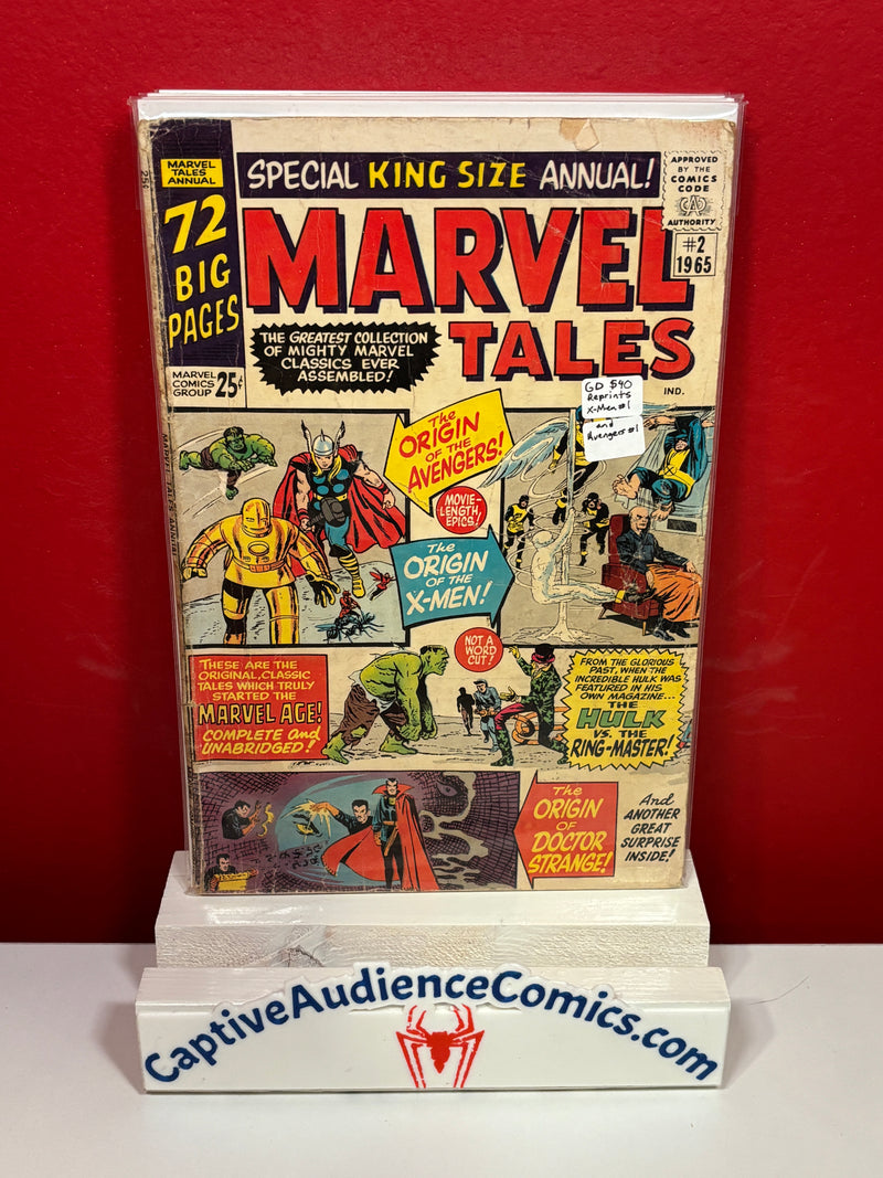 Marvel Tales, Vol. 2 #2 - Reprints X-Men #1 and Avengers #1 - GD