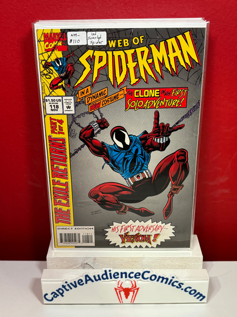 Web of Spider-Man, Vol. 1 #118 - 1st Scarlet Spider - NM-