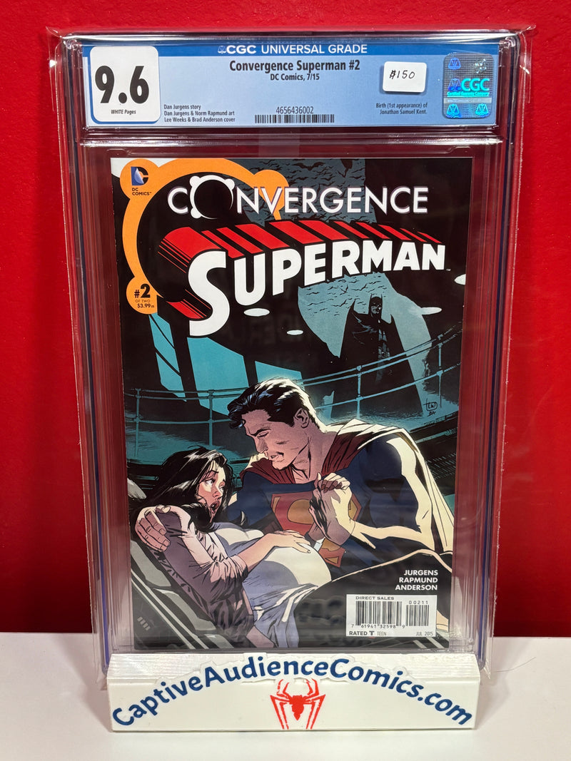 Convergence Superman #2 - 1st Jonathan Kent - CGC 9.6