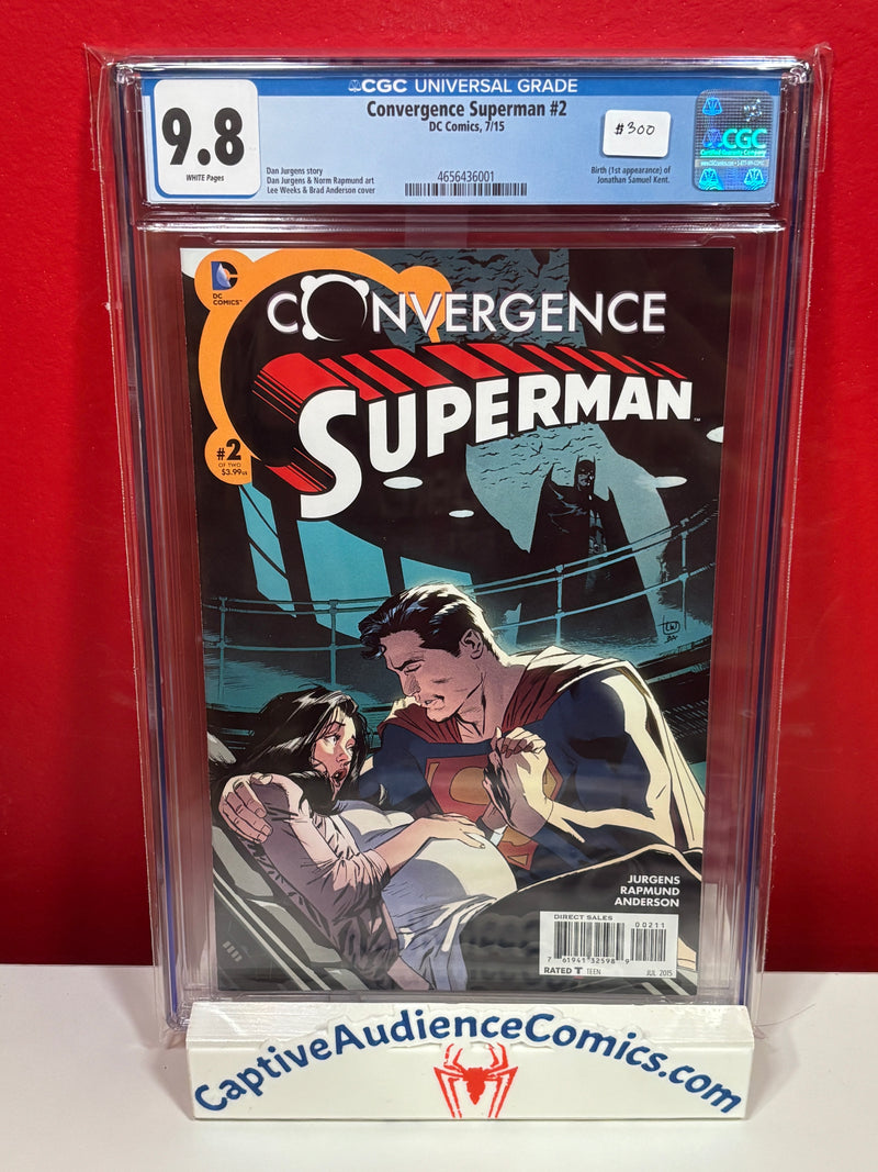 Convergence Superman #2 - 1st Jonathan Kent - CGC 9.8