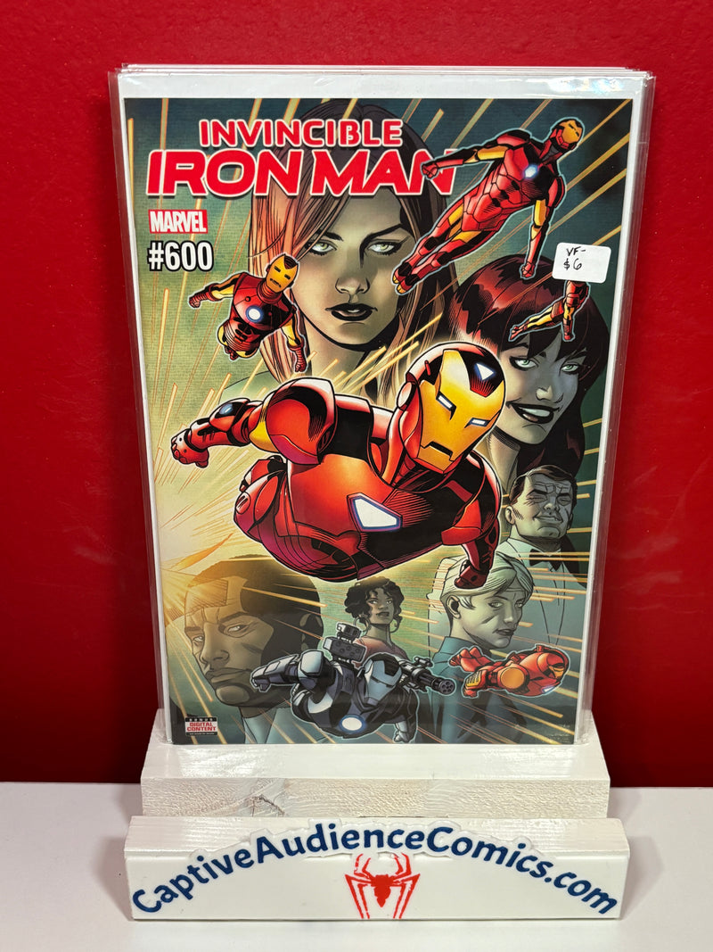 Invincible Iron Man, Vol. 3 #600 - VF-
