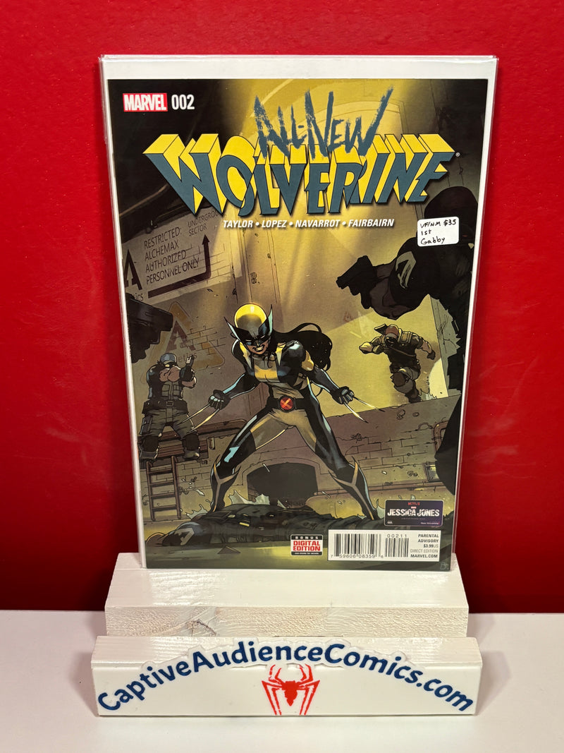 All-New Wolverine #2 - 1st Gabby - VF/NM