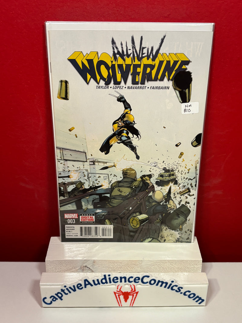 All-New Wolverine #3 - NM