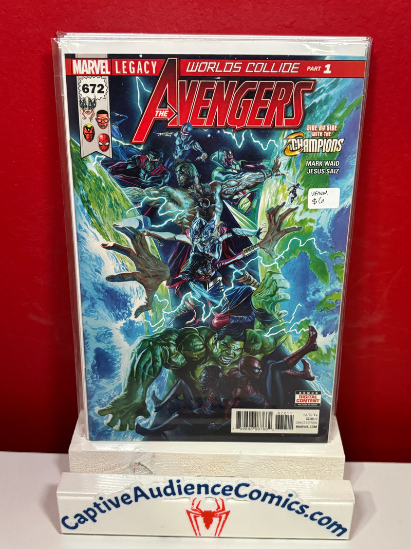 Avengers, Vol. 7 #672 - VF/NM